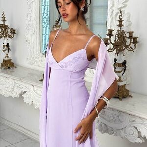Princess Polly Lavender Maxi Dress
